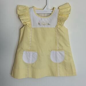 The Proper‎ Peony Clara Yellow Chick Dress size 18 mo